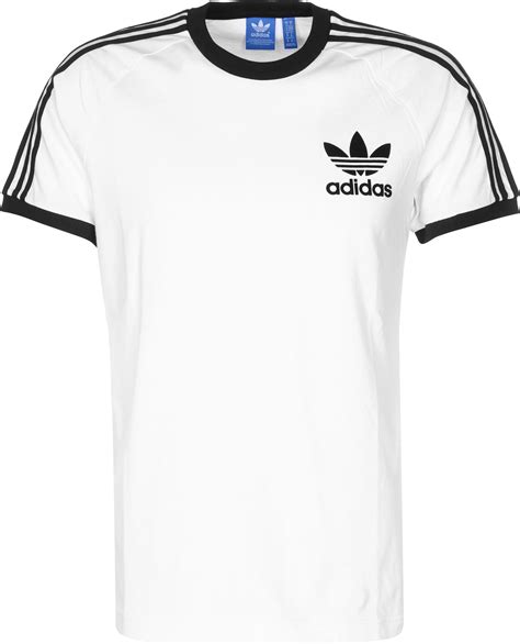 adidas t shirt herren weiß schwarz|Weiße T.